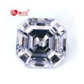 Ready Stock Wholesale 5a Grade Color Zircon Stone Price Asscher Cut Synthetic Cubic Zirconia