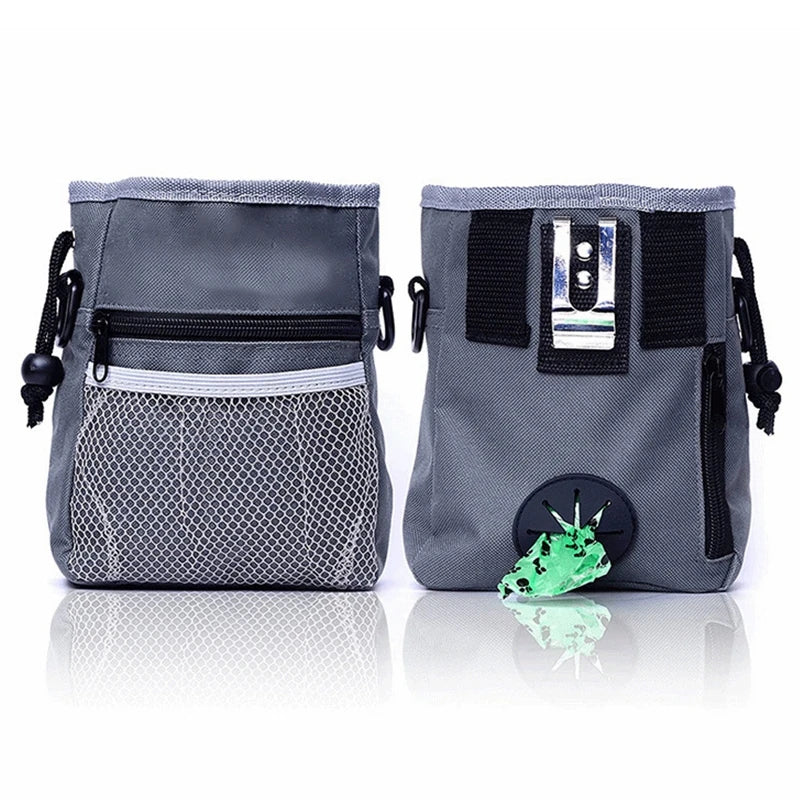 Custom Logo Adjustable Dog Walking Bag With Poop Bag Waterproof Dog Treat Bag Dog Treat Training Pouch MegaBDM
