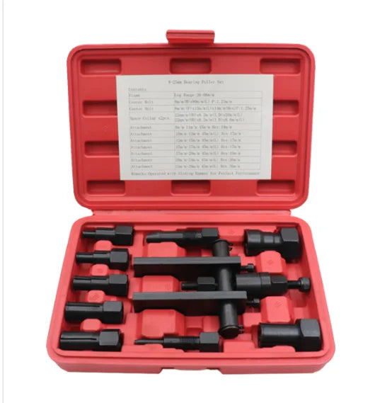 ZTTOOL 8mm-25mm Motorcycle 2 Leg Steel Bearing Puller Tool Box Set 1 Year Warranty for Pruning Repair Hard Case OEM Supported