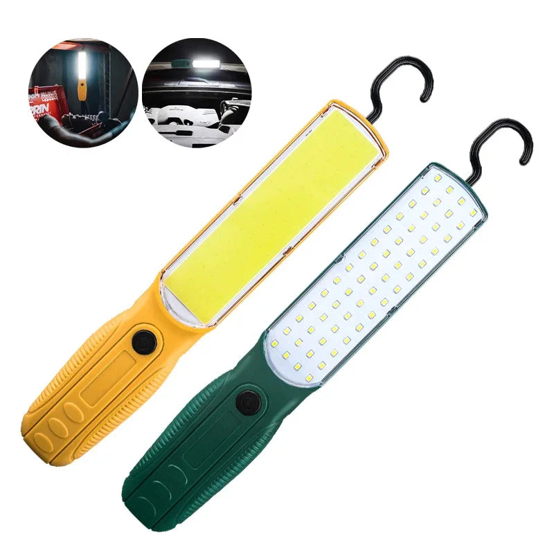 Mini Handheld Hunting USB-C 18650 Cordless Inspection Cob Work Led Rechargeable Lampara Garage Camping Worklight Working Light
