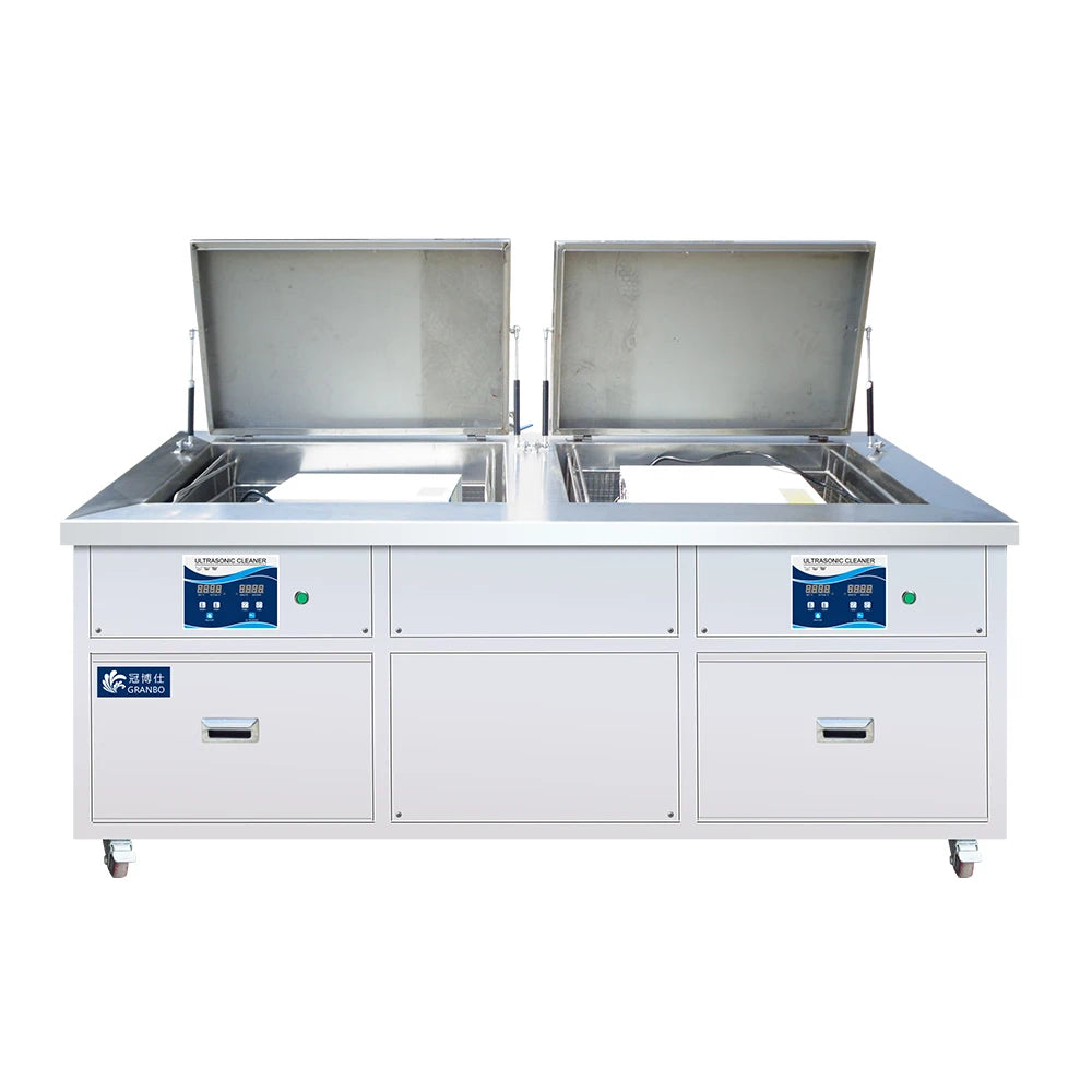 Industrial Ultrasonic Printhead Cleaner 61L Double tank Bath With Filter System Ultrasonic Rinsing Print Head Washing Machine