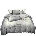 Luxury Silk Bedding Embroidered Hotel Duvet Cover Bed Sheets Bedding Set Online