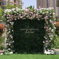 L-WA018 Wholesale Flower Wall Panel Artificial Flowers Wall Backdrop 8ft X 8ft  Roll up Rose Wall Flowers for Wedding Decor