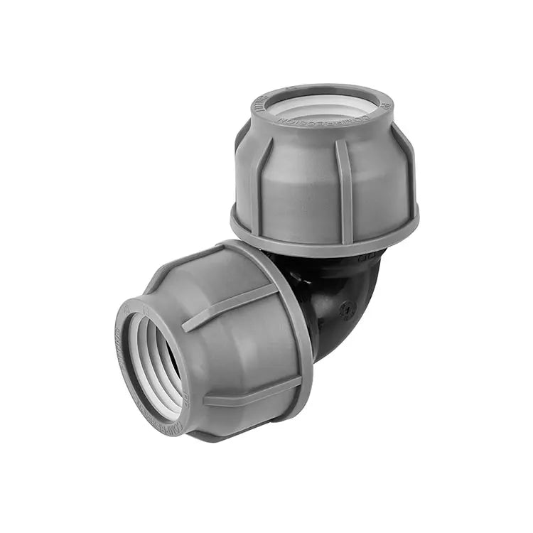 IRRIPLAST PN10 PN16 IRRIGATION WATER SYSTEM BSP PUSH FITTING HDPE PE PIPE FITTINGS ELBOW HDPE PP COMPRESSION FITTINGS