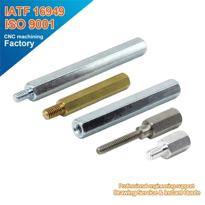 Threaded Male-Female Standoff  Hex Nut Screws for Motherboard Mounts