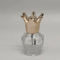 5ML 10ML Gold and Silver Crown Plastic Cap Convenient Travel Small Sub Package Glass Bottle
