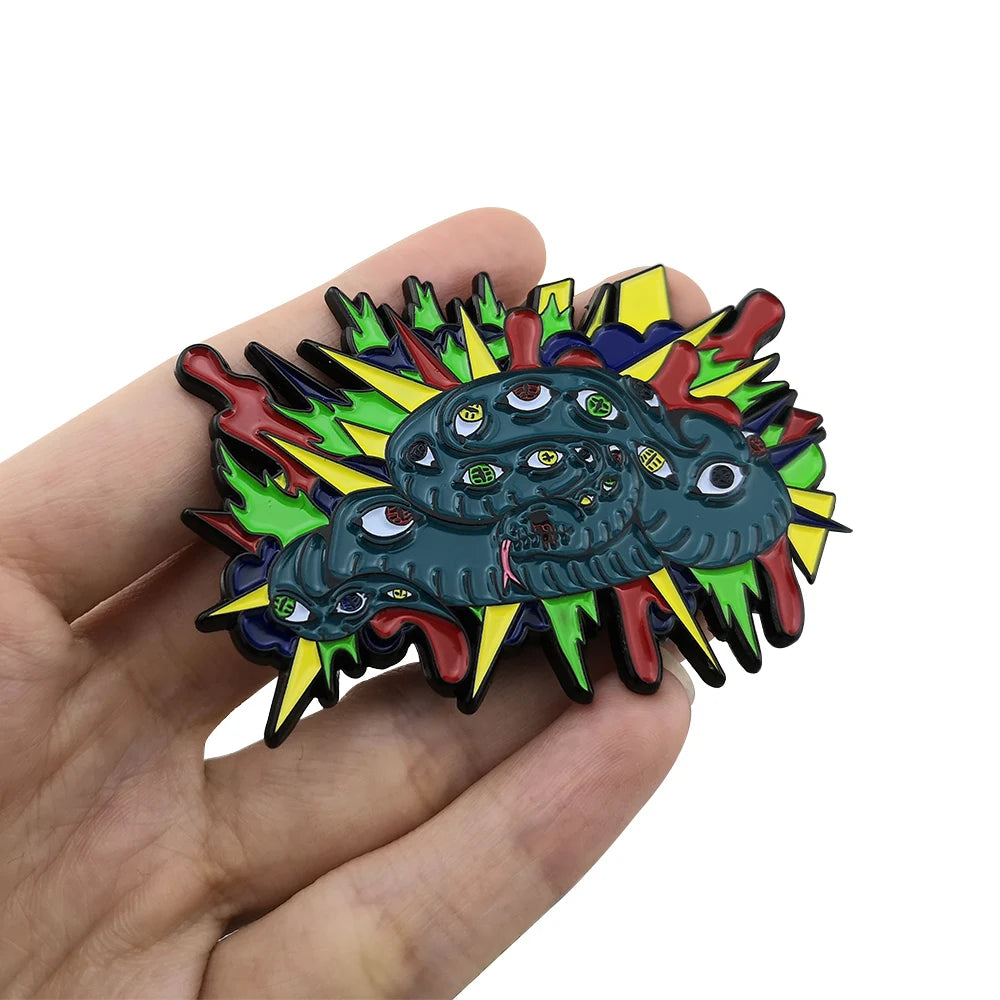 Factory Direct Vintage Metal Crafts Religious Kawaii Iron Polished Hard Enamel Cross Lapel Pins Customizable