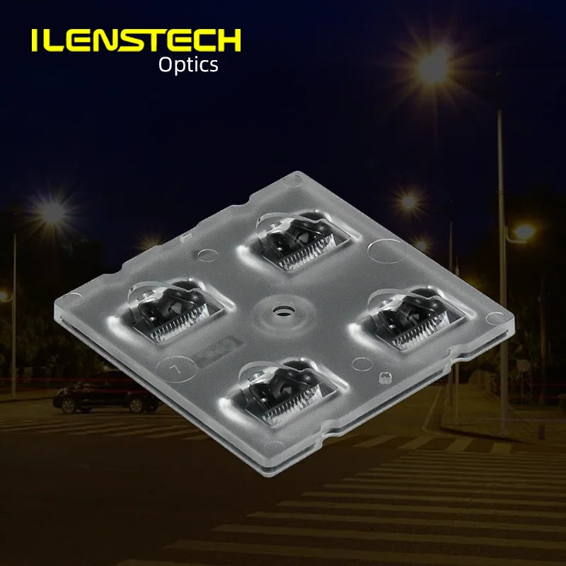 Street Light Lens 2x2 Led Lens for 5050 3535 Led /secondary Optics