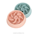 Maze Design Anti-Choking Slow Dog Bowl Eco-Friendly Silicone Pet Feeder Plastic for Cats Other Animals PC Compatible