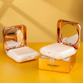TLM Hot Selling Double Layer Matte Pressed Powder 2 Colors Setting Makeup Powder Oil Control Pressed Powder