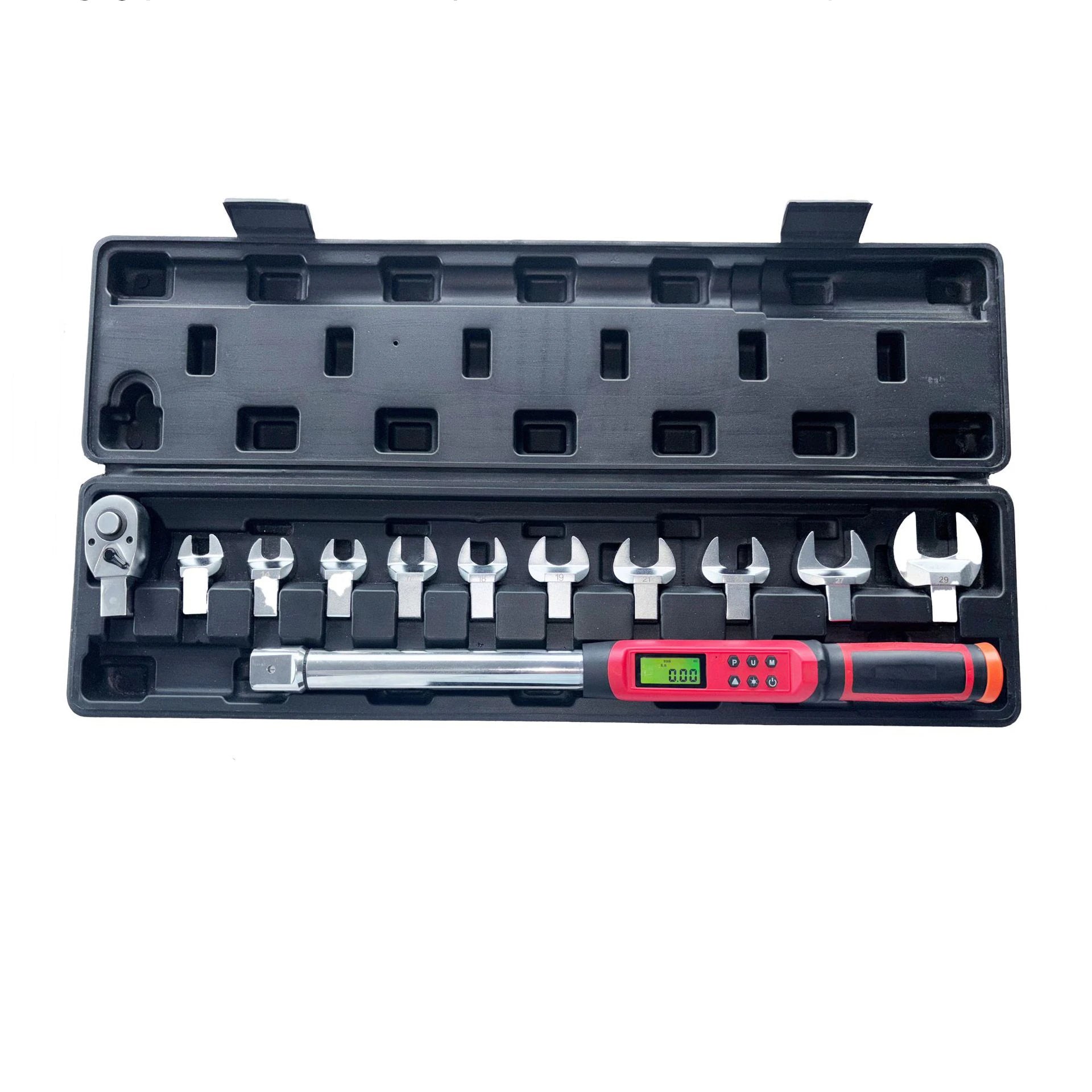 Ultra-high Precision Digital Interchangeable Torque Wrenches Set 1/2 20-210Nm ±1% Accuracy for Bike & Motorcycle