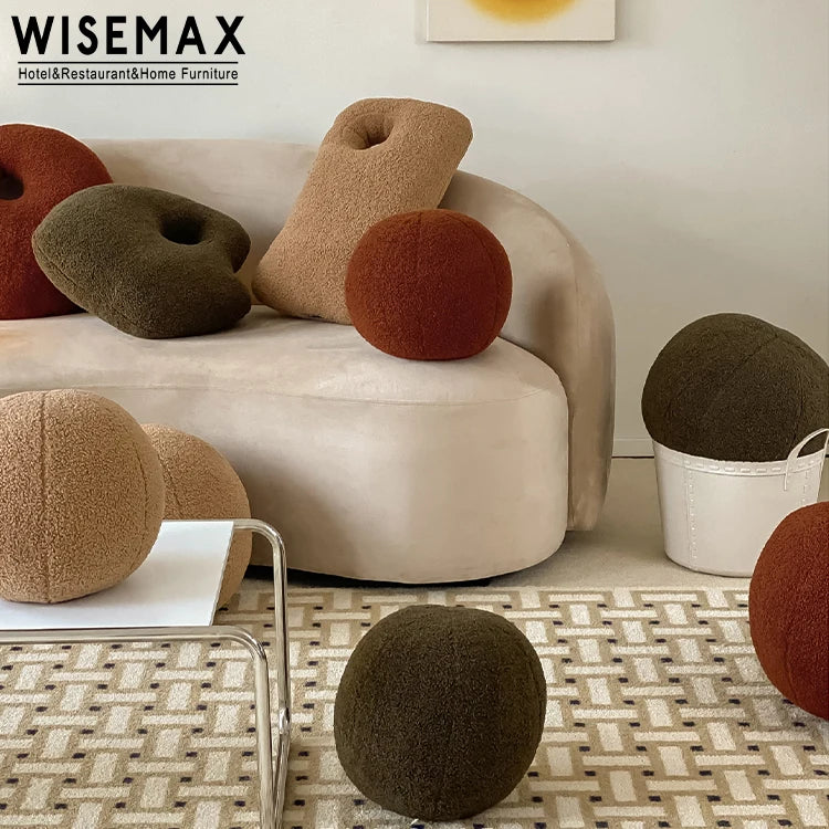 WISEMAX FURNITURE Wholesale Home Sofa Seat Pillows Cushions Sofa Kids Plush Pillows Decorative Throw Pillows for Living Room