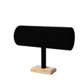Headband Hoop T-Bar Single Layer Bracelet Holder Velvet Watch String Display Storage Rack Jewelry Display Stand
