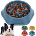 Small Round PP Pet Bowl - Automatic Slow Feeder for Dogs & Cats Healthy Puppy Food Dish with Non-Slip Base