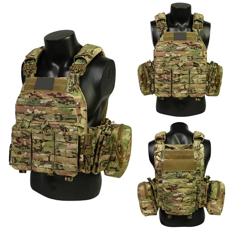 Manufacturer Paintball Vest Customized Paintball Equipment Vest Outdoor Mens Safety Paintball Vest Multifunctional Tactical Vest