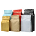 YunFeng Flat Bottom  Plastic Aluminum Foil Coffee Bags