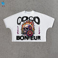Super Heavy 250gsm 100% Cotton Thick Oversized Drop Shoulder Tshirt Heavyweight Men's Streetwear Boxy Fit Blank Tee Shirts