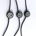 Wholesale Custom Garment Accessories Embossed Brand Name Logo Wax Swing Tag Plastic String