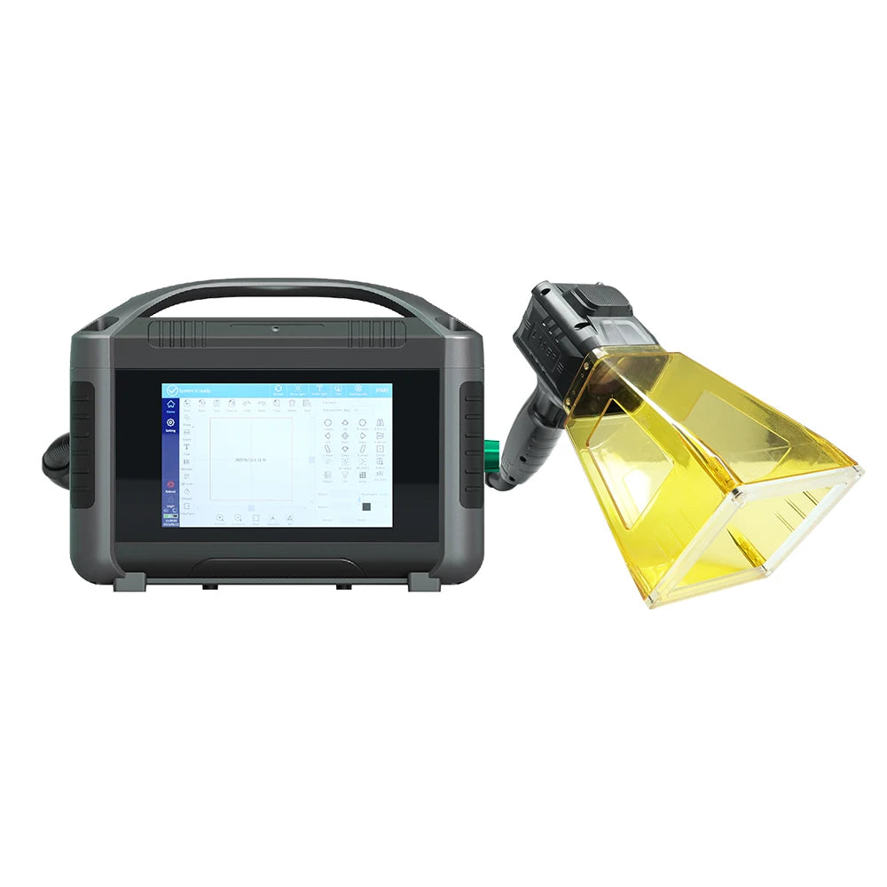 20w30w Upgraded Version Plug-in Portable Metal Engraving Device Glass Logo Printing Handheld Fiber Laser Marking Machine
