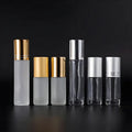 WOGU Essential Oil Glass Roll on Bottle Aluminum Lid Travel Skincare Cosmetic Packaging 10ml Fragrance Oil Roller Perfume Bottle