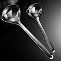 304 Stainless Steel Soup Fat Oil Separator Ladle Oil Filter Skimmer Spoon Soup Colander for Kitchen Gravy