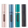 Quality Recyclable 5ml Perfume Atomizer Refillable Colorful Aluminium Pump Sprayer Custom Logo Travel Perfume Bottle