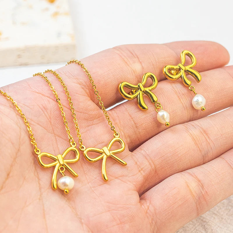 Powell New Arrival 18K PVD Gold Plated Stainless Steel Necklace Waterproof and Non-Tarnish Link Chain Jewelry