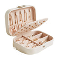 Portable Lady Jewelry Set Storage Organizer Case Box for Stud Earrings Rings Lipstick