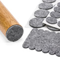Spot Sale New Products 1MOQ 255/208pieces No Noise Felt Floor Protector Self Adhesive Felt Furniture Pads