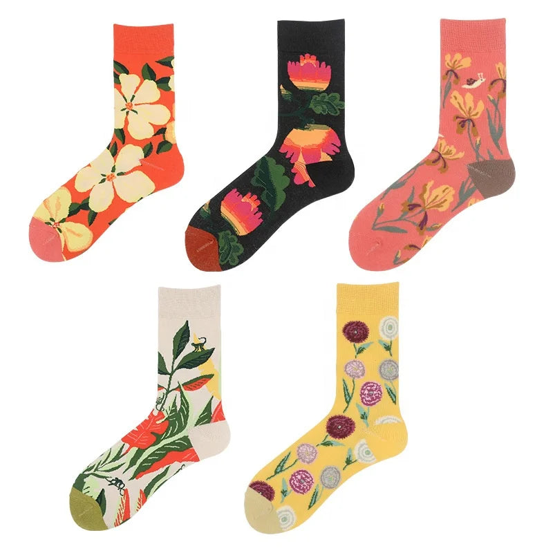 Cmax Hot Sale Factory Directly Colorful Socks for Women