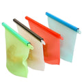 1000ML Convenient Durable Silicone Storage Bag Freeze Seal Milk Vegetable Snack Bags Silicone Food Storage Bag