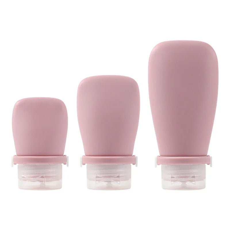 2025 60ml 2oz LeakProof Silicone Travel Shampoo Dispenser Bottle TSA Approved for Airplane Camping Hiking