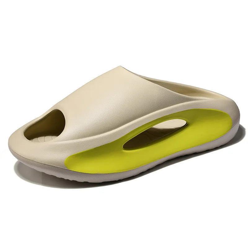 EACH EVA Summer Couple Non-slip Thick Bottom Outer Wear Trendy Home Anti-Odor Slippers Wholesale Men and Women