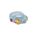 INS Korean Design Acrylic Ring Enamel Resin Finger Ring