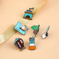 Wholesale No Minimum Supplier Metal Pins Brooch Cartoon Hard Enamel Pin Soft Lapel Badge Manufacturer Coffee Cup Enamel Pin