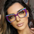 Cross Border Irregularity New Style Cat Eye Frame New Model Optical Glasses Women Men Tr 90 Optical Frames