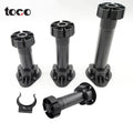 Toco Modern PVC Adjustable Leg Plastic Sofa Kitchen Furniture Legs for Dining Hotel Living Room Bedroom Home Office Available