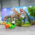 Dino World Animatronic Life Size Mechanical Dinosaur Sculpture for Sale