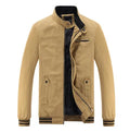 Factory Custom Cotton Wash Lapel Tight-fitting Men's Mid-length Trench Coat