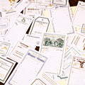 30pcs/pack  Notebook Letterhead Series Basic Handbook Collage Writing Backing Paper