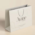 Custom Logo Printed Luxury Gift Paper Bag Jewelry White Cardboard Shopping Paper Bags for Clothing Shoes