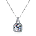Vintage Design Sterling Silver 5A Cubic Zircon Women Luxury Pendant Necklace