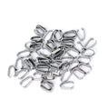Wholesale Stainless Steel Melon Seeds Clasp Flat Wire Pendant Necklace Accessory for DIY Jewelry Making
