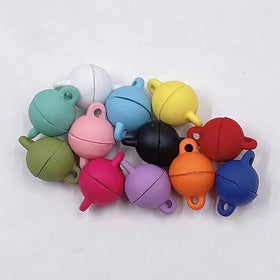 JF2208 Multicolor Colored Magnetic Round Ball Clasps Metal Jewelry Closures Couples Jewelry Supplies Necklace Clasps