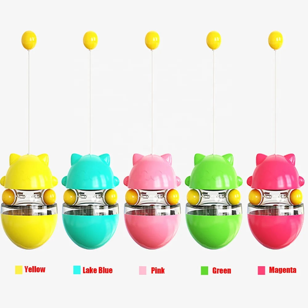 Hot Sale Creative Tumbler Cat Puzzle Pet Toy Interactive Slow Feeder Cat