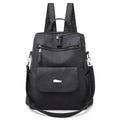 Multi-pocket Go Street Backpack Detachable Shoulder Strap Handbag PU Waterproof Girl School Bag