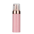 In Stock Cosmetic Facial Cleanser Foam Bottle 100ml 120ml 150ml 200ml Pink Plastic Makeup Remover Bottle