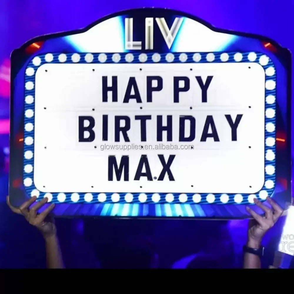 A-Z ALPHABETS and 0-9 NUMBERS EXTRA MARQUEE LETTERS for LED MESSAGE Sign BOARD LETTER NIGHTCLUB HAPPY BIRTHDAY PARTY SIGN