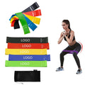 Yiwu Best Trainer TPE Elastic Resistance Band Set Gym Equipment Fitness Latex Band Hip Butt Training Durable Rubber Loops Bags