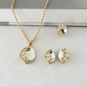 2024 Fashion Hot Selling Colorful Dropped Earrings Women's Bracelet Jewelry Set